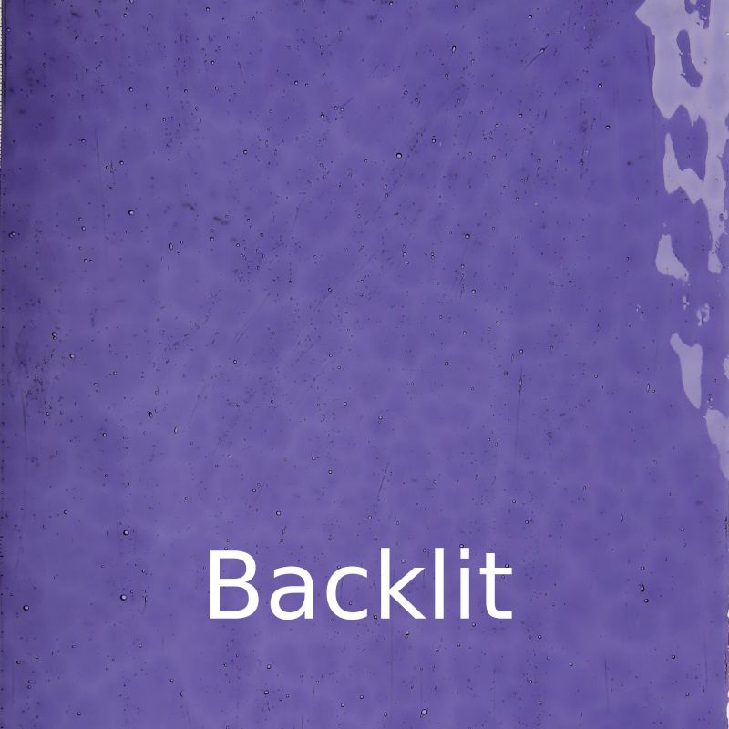 Glass Plate Purple Textured 