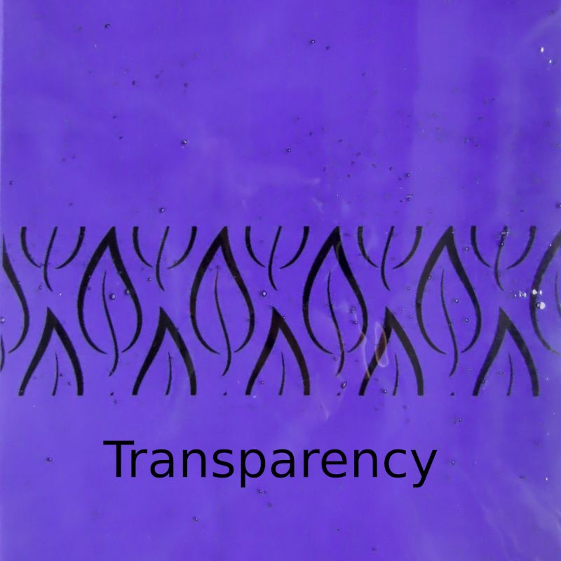 Glasplatte Königsviolett