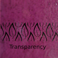 Glass Plate Plum Hammered