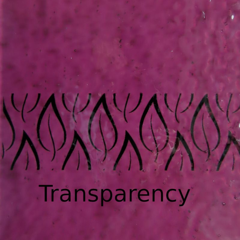 Glass Plate Plum Hammered