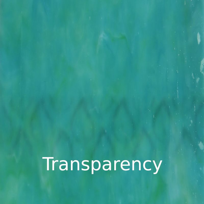 Glass Plate  Sea Green Pearlescent