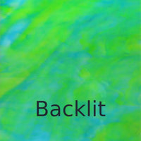 Glasplatte Blaugrün Limette Opal