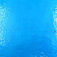 Glass Plate Turquoise Hanmered