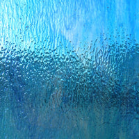 Glass Plate Turquoise Wave Ripple