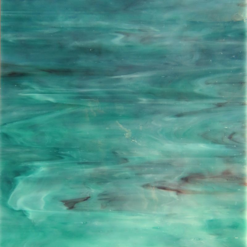 Glasplatte Rauchiges Blaugrün