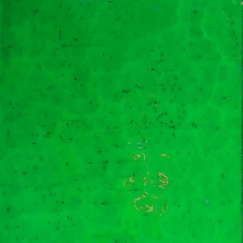 Glasplatte Blattgrün