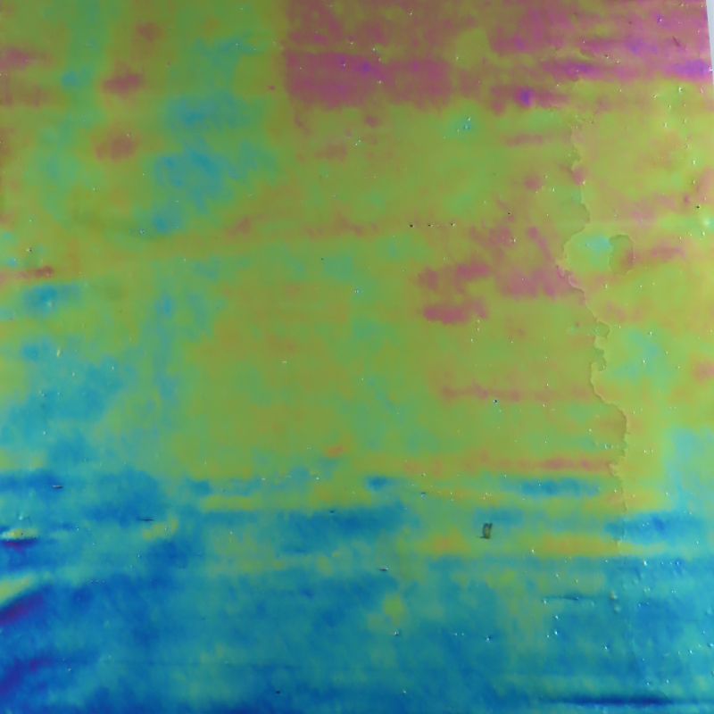 Glasplatte Dunkler Wald Irisiert