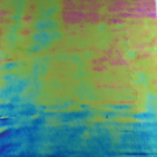 Glasplatte Dunkler Wald Irisiert