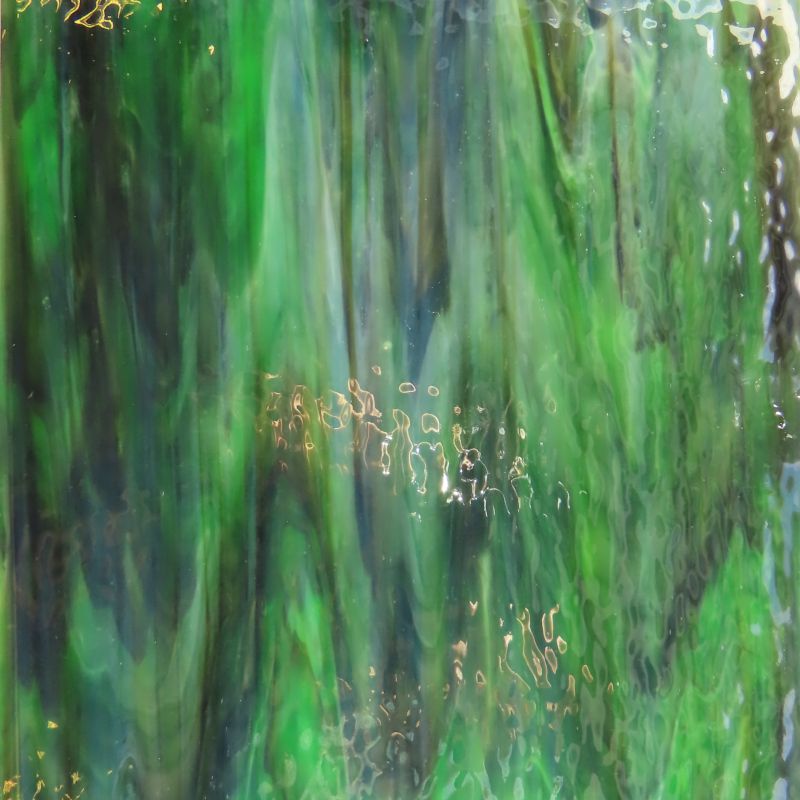 Glass Plate Evergreen Ripple