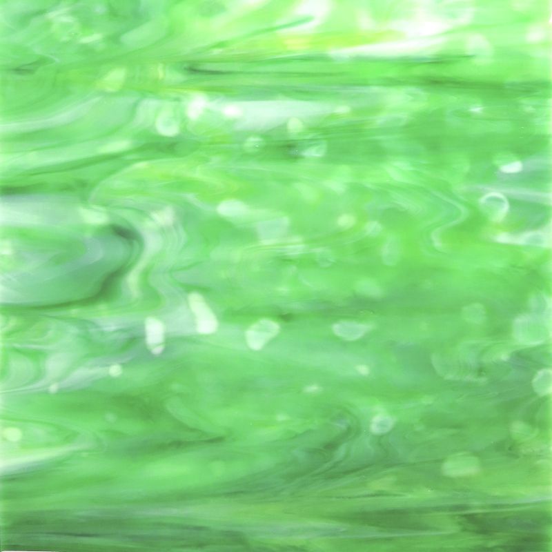 Glass Plate Soft Green Mottle 