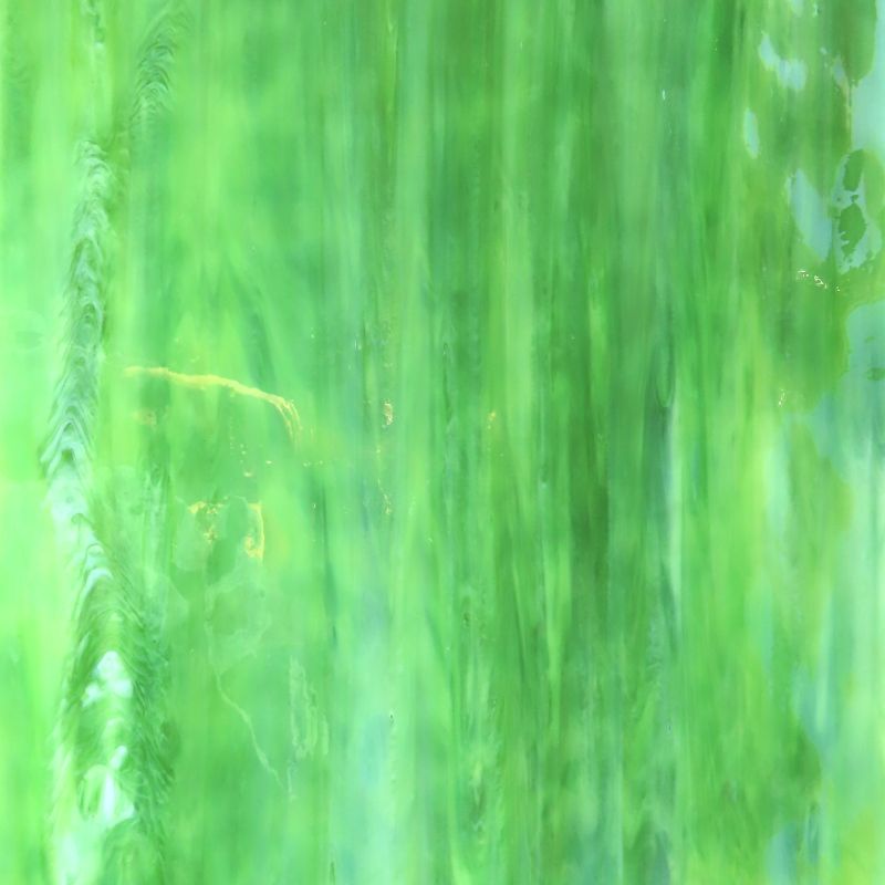 Glass Plate Lime Green Mottle