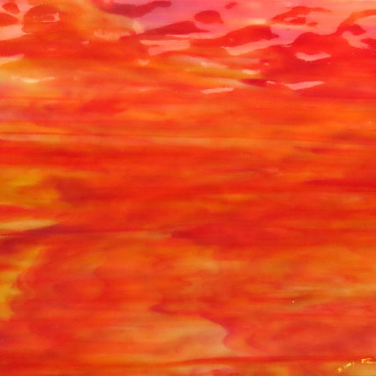 Glasplatte Tiefes Orange-Gelb Texturiert