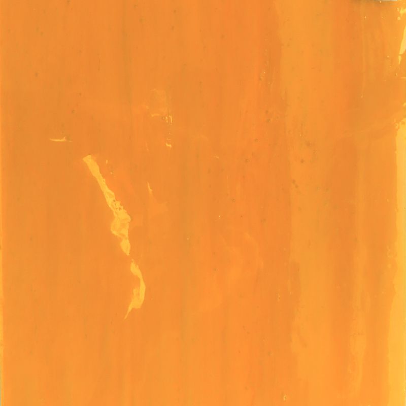 Glass Plate Golden Yellow Misty