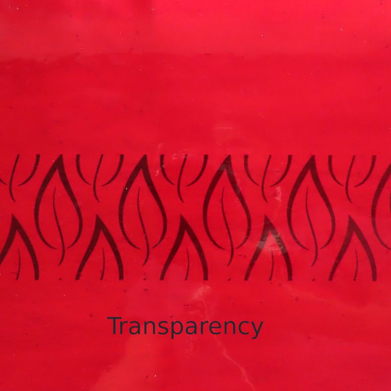 Glasplatte Helles Karmesinrot