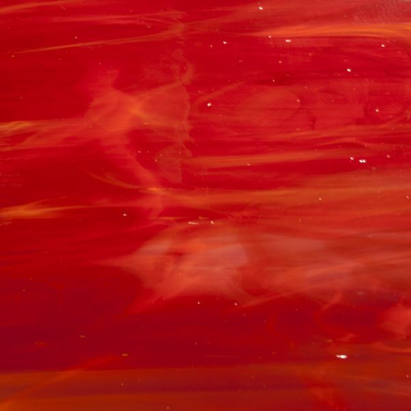 Glasplatte Kirschrot