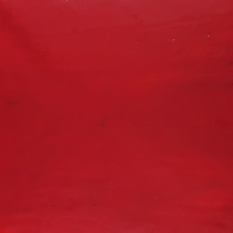 Glass Plate Stoplight Red