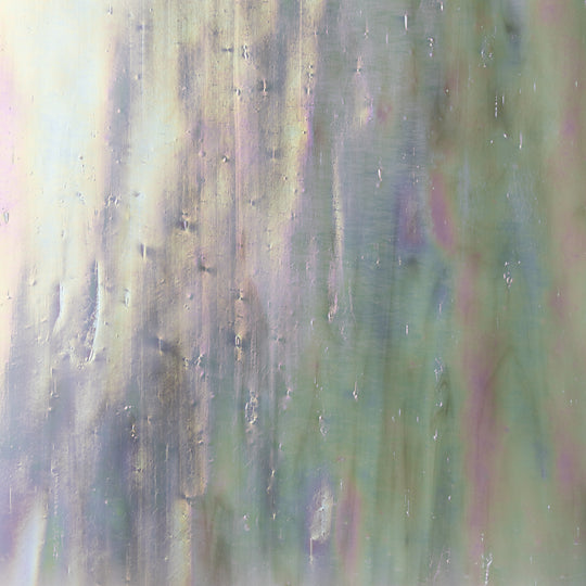 Plaque de Verre Gris Rosé Irisé