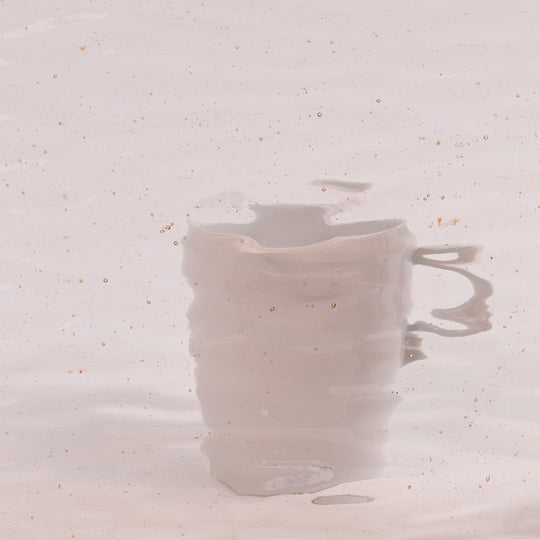 Glasplatta Blush Mjuk Vågig