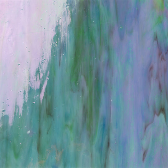 Glasplatta  Mjuk Cyan Marmorerad Iriserande