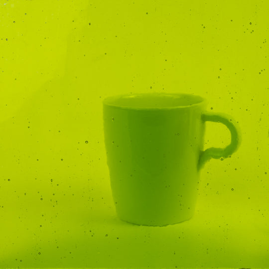 Glass Plate Deep Lime