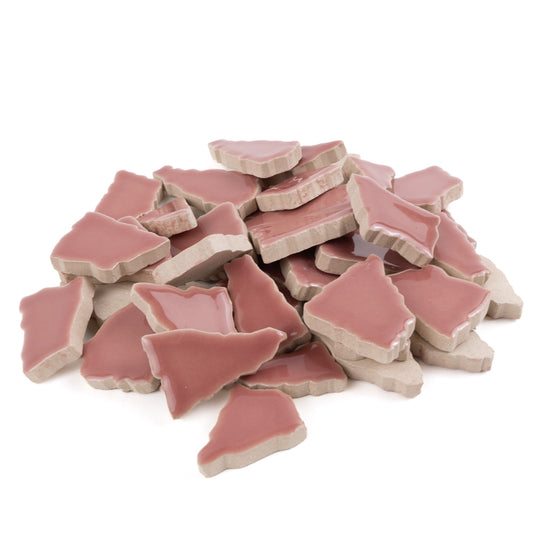 Keramik Mosaik Puzzle  Weiß