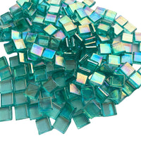Glasmosaik Transparent 10mm Dioptase