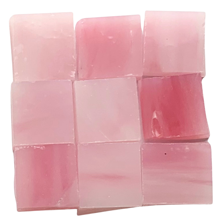 Glacier Tiffany Glass Mosaic 10mm Rose