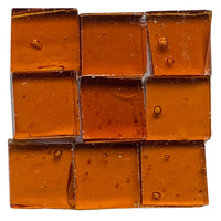 Glacier Tiffany Glass Mosaic 10mm Marron