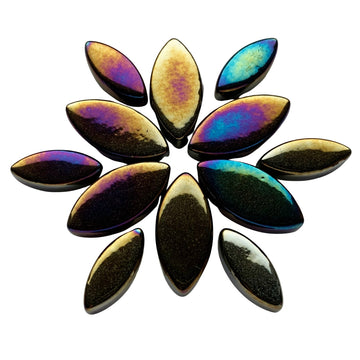 Petals Iridised  Black