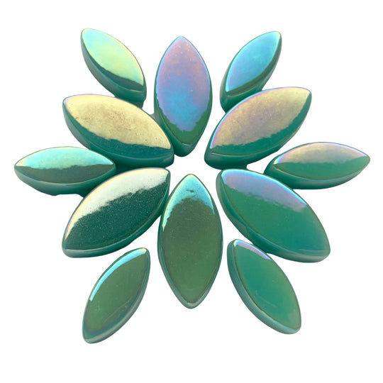 Petals Iridised Pale Teal