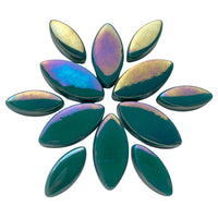 Petals Iridised Deep Teal