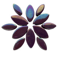 Mosaiksteinen Elipsenform Perle Glas  Trauben