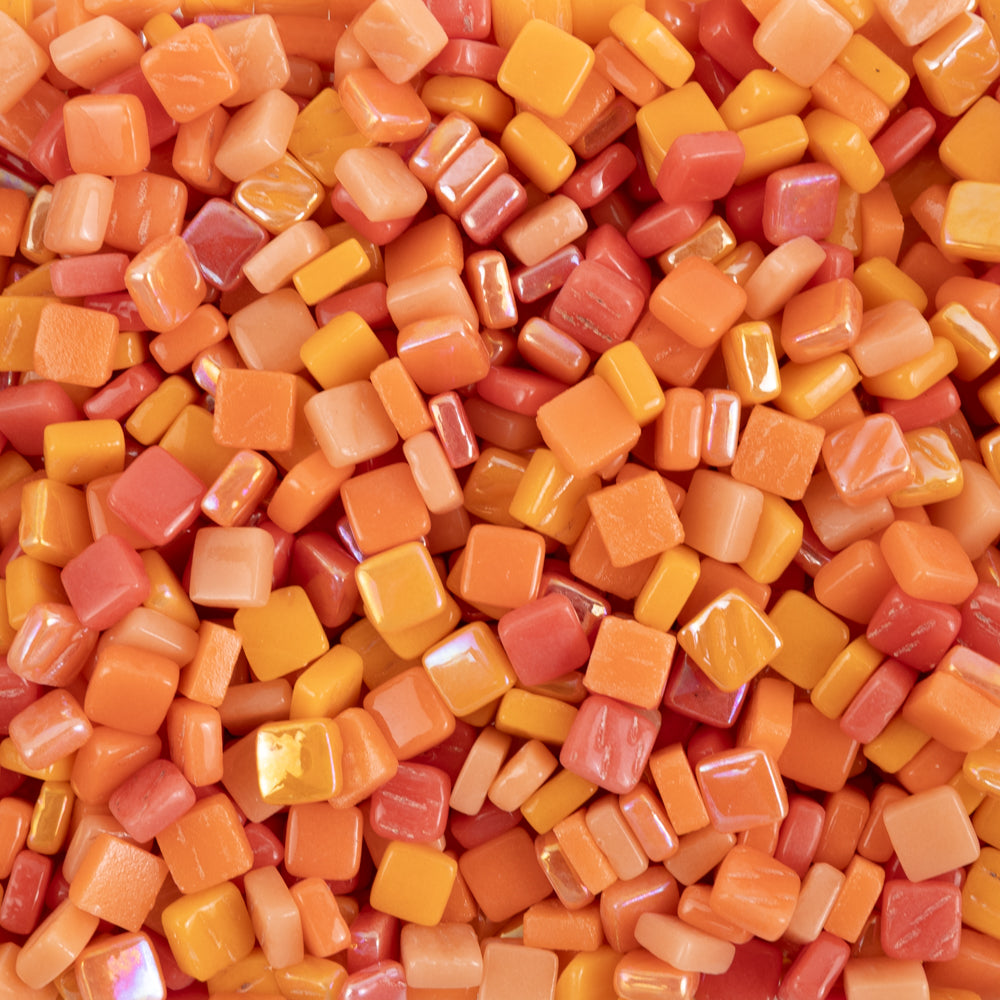 Ottoman 8mm Orange Mix