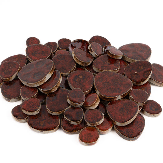 Kieselmosaik Weinrot (lose)