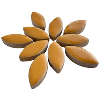 Mosaiksteinen Elipsenform 25mm  Curry