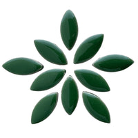 Mosaiksteinen Elipsenform 25mm  Eukalyptus