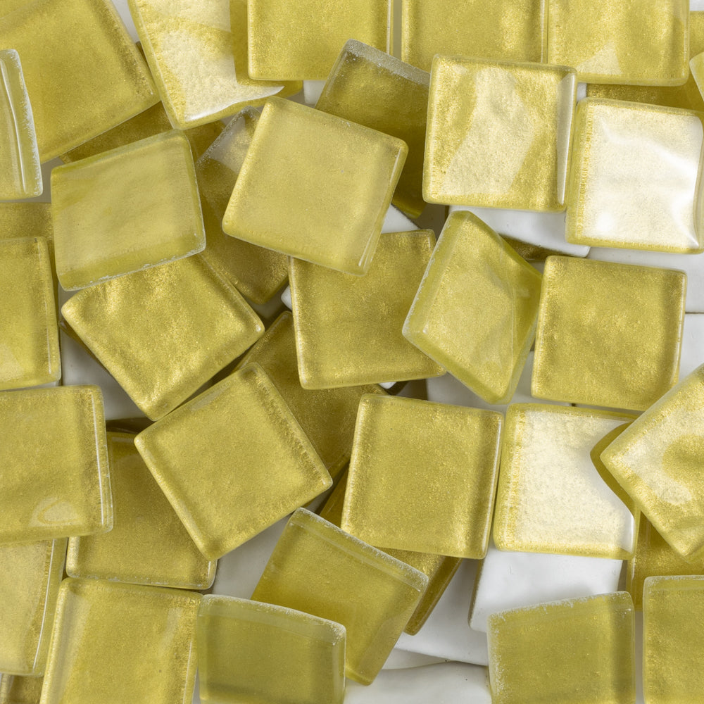 Pâte De Verre Cristal Ondulé 20mm Ananas