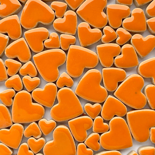 Charms Hearts Orange