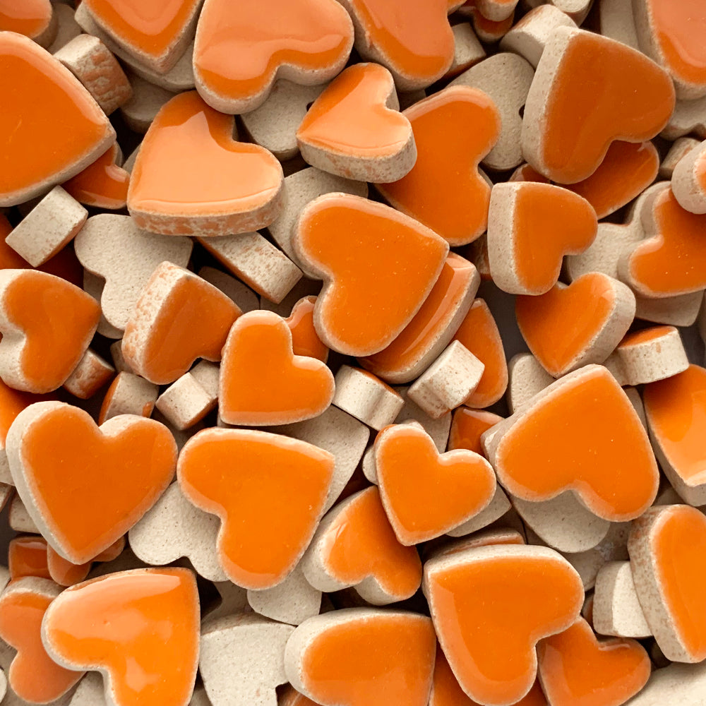Charms Hearts Orange