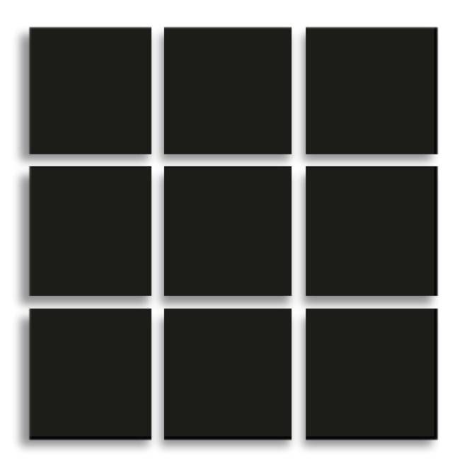 Cinca Mosaicos Porcelanicos 140 Schwarz