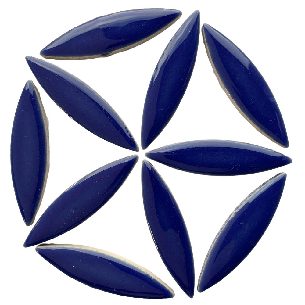 Ceramic Ellipse  Dark Blue