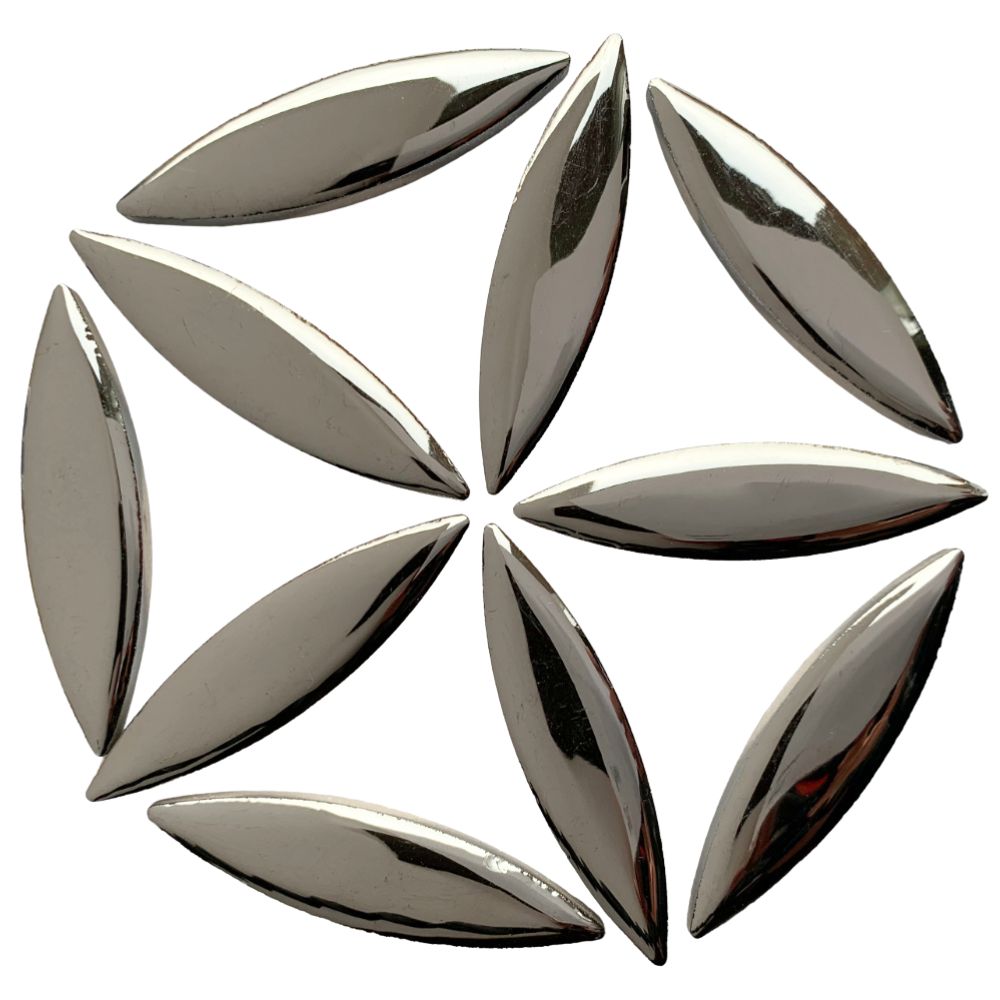Ceramic Ellipse  Silver