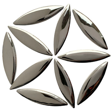 Ceramic Ellipse  Silver