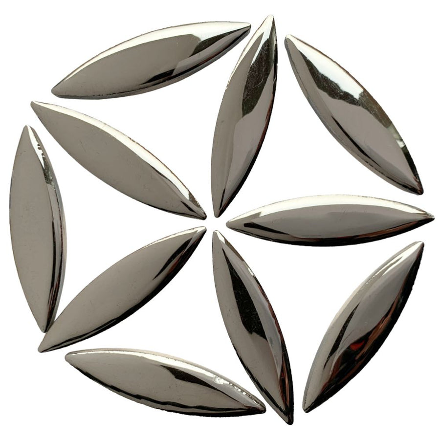 Ceramic Ellipse  Silver