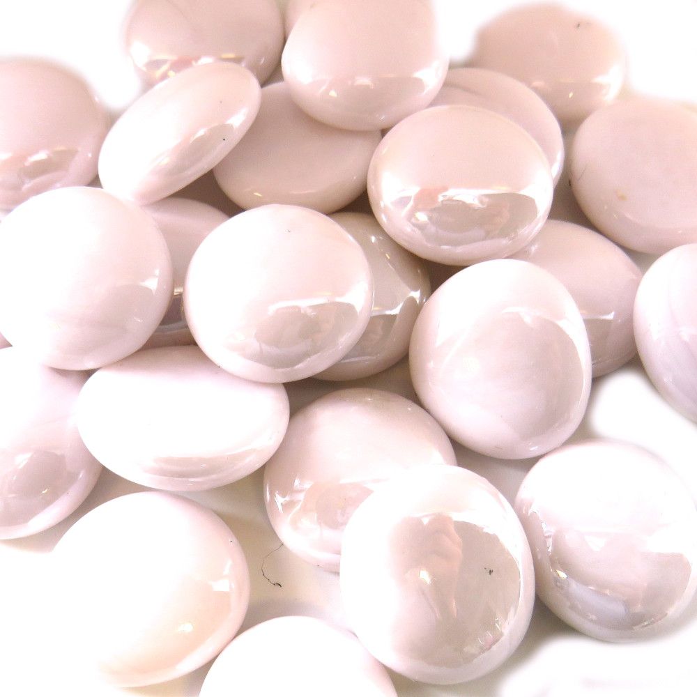 Glasdroppar 16-20mm Diamantrosa