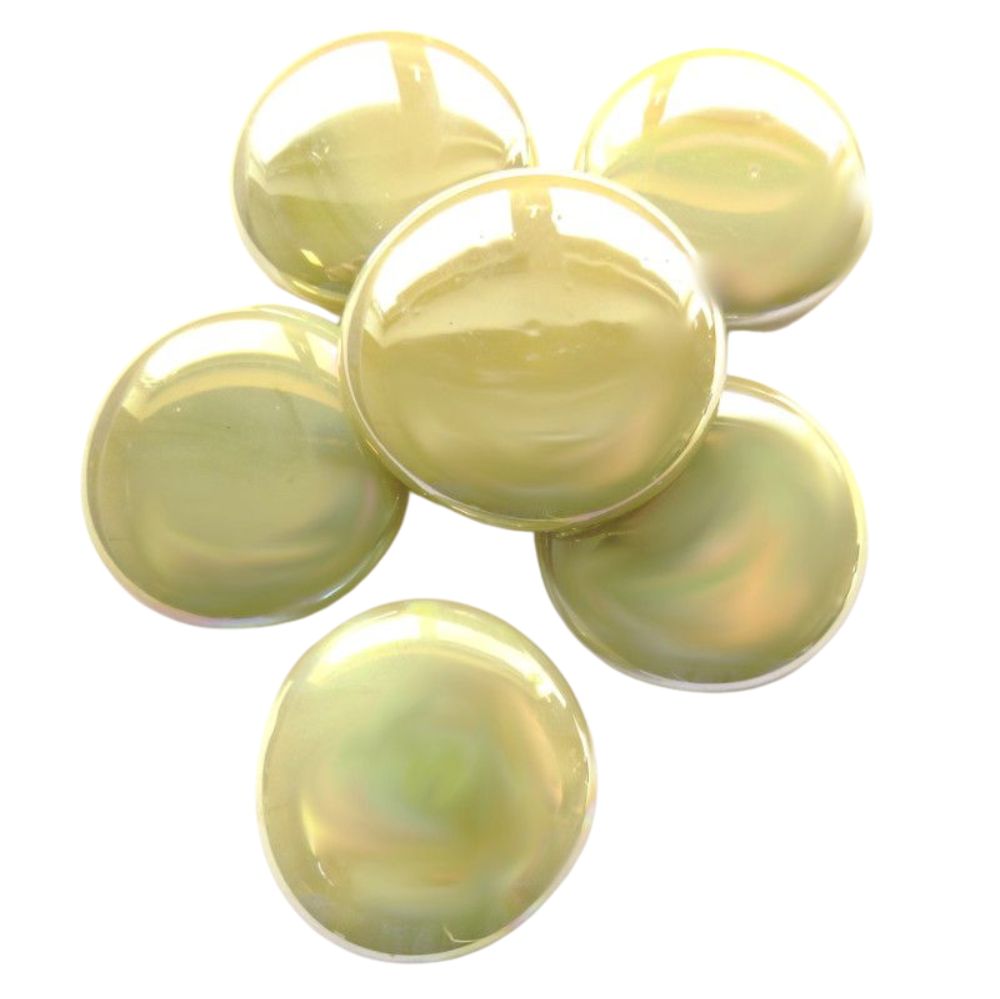 Glass Nuggets XL 30-36mm Opal Cream