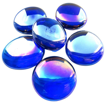Glass Nuggets XL 30-36mm  Blue Diamond
