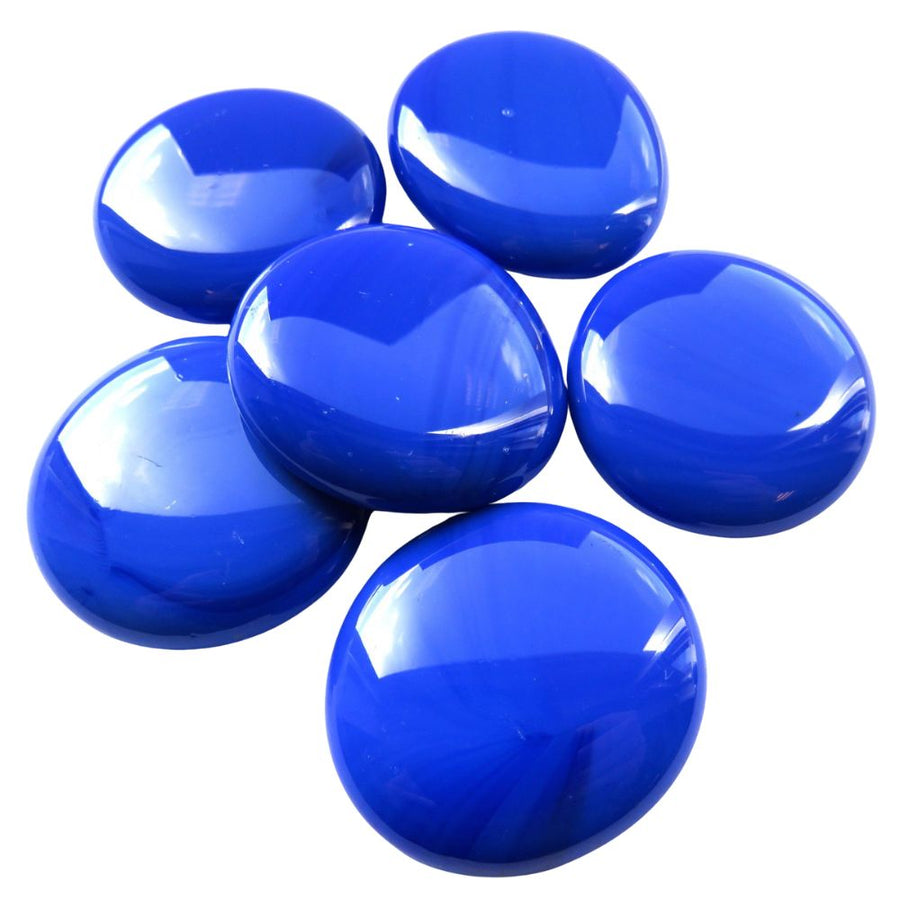 Glass Nuggets XL 30-36mm  Blue