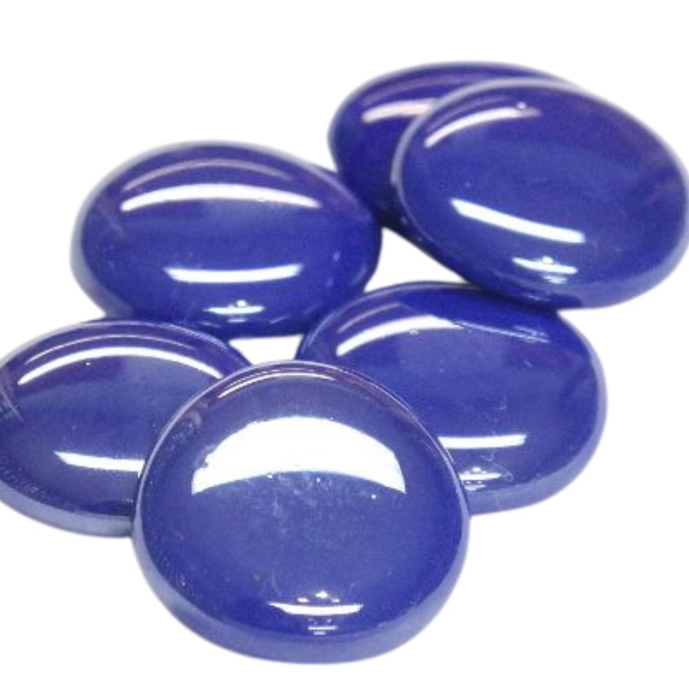 Glasnuggets XL 30-36mm Opal-Blau