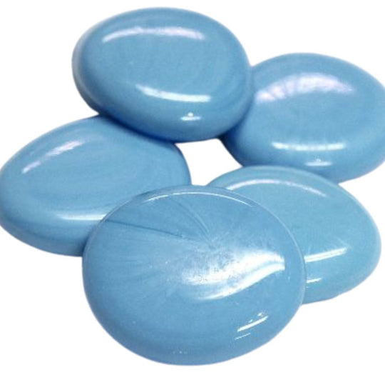 Glass Nuggets XL 30-36mm Turquoise